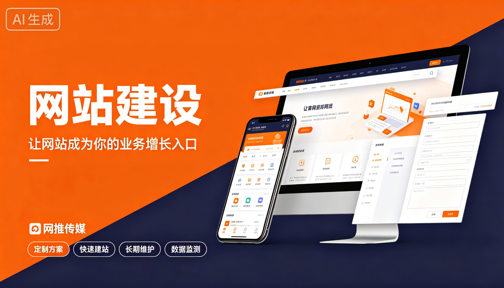网站建设宣传图